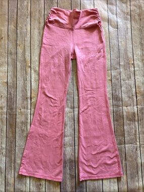 Old Navy Pink Flared Leggings